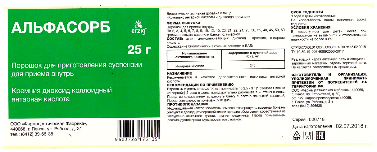 Этикетка для лекарств